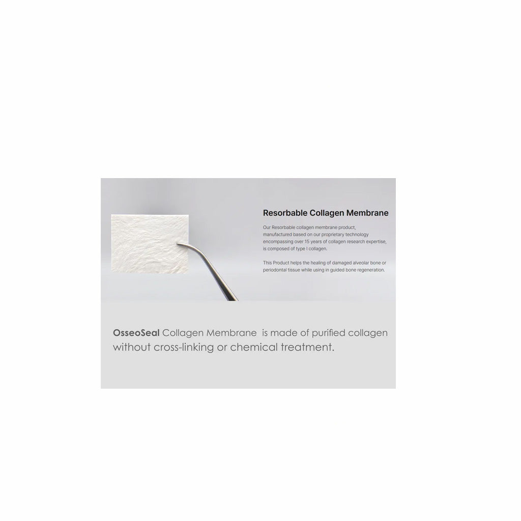 OsseoSeal Resorbable Porcine – Collagen Membrane